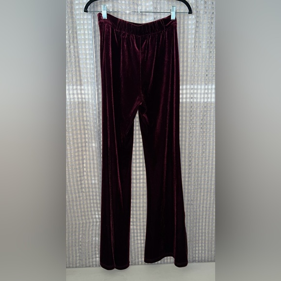 🌹 NWOT! Red Velvet Pants - Picture 3 of 4